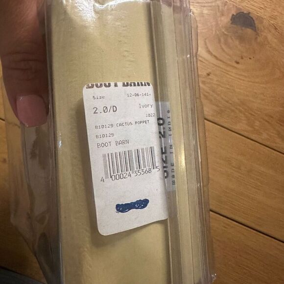 New Little boot barn cowboy boots size 2 (3-6m) cactus poppet - Picture 6 of 7